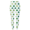 thumbnail image 4 of YUEHUA St Patricks Day Leggings for Women High Waisted Casual Shamrock Yoga Pants Irish Green Graphic Soft Stretchy Tights, 4 of 4