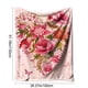 thumbnail image 3 of Manta de felpa de franela de doble cara | Rosa poliéster suave | 39,37 x 51,18 in | Secado Rápido Ligero | Funda transpirable y resistente a arrugas para cama, sofá, viajes o regalos, 3 of 6
