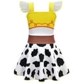 thumbnail image 3 of Costume for Little Girls Cowgirls Dress Up Birthday Party Lace Ruffle Sleeve Outfits, 3 of 5