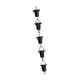 thumbnail image 2 of Cadena de lluvia de 100 cm para bajantes de repuesto de canalones Cadena de captación de agua Cadena de lluvia Forma de trompeta, 2 of 9