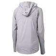 thumbnail image 3 of Women's Cutter & Buck Gray Grambling Tigers Adapt Eco Knit Hybrid Recycled Full-Zip Hoodie, 3 of 3