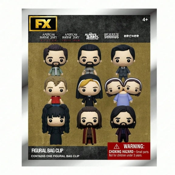 Collectible Decorative FX TV Series Bag Clip Keychain, 1PC, 1