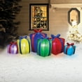 thumbnail image 3 of Occasions Row of Presents Christmas Inflatable Multicolored Polyester 8 ft. 5, 3 of 4
