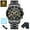 Black, variant on Luxury Business Men Quartz Watch Big Dial Luminous Wrist Watch Calendar Minute Second Chronograph Wristwatch