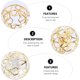 thumbnail image 4 of 3pcs Pet Parrot Ball Toys Durable Pet Bird Playthings Juguetes de bola de pájaros (dorado), 4 of 6