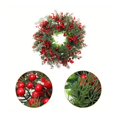 thumbnail image 3 of Multipurpose Leaves Wreath with Stylisn Berries for Any Festival Wedding Supplies and Home Decoration Daily Use, 3 of 10
