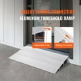 thumbnail image 2 of VEVOR Threshold Ramp Aluminum Door Ramp 3" Rise 800 lbs for Wheelchairs Scooters, 2 of 9