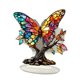 thumbnail image 2 of Escultura acrílica de estatua de de mariposa, decorativa, coleccionables, adorno de escritorio, estatuilla de mariposa para estudio de granja, 2 of 9