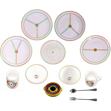 SlimPlate System Step Portion Control Weight Loss Kit, 15 pc
