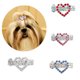 thumbnail image 1 of 4 piezas, accesorios para el pelo para perros con diamantes de imitación, pasador de corona para cachorros, lazo para el pelo para perros, accesorios de aseo para niñas, gatos y perros, 1 of 5