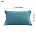 thumbnail image 2 of Jubipavy Pillows Cover 2pc Brushed Microfiber Standard Pillowcase Non Sliped Moistures Wicking And Wrinkle Resistants, 2 of 6