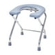 thumbnail image 1 of Taburete de Asiento de Inodoro Perfecl Plegable Gris 38cm Alto, 1 of 8
