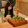 thumbnail image 4 of Callipe Carrot Patch Cat Toy Interactive Plush Carrot Patch Toy with 4/12 Squeaky Carrots Pet Puzzle Toy for Indoor Cats, 4 of 8