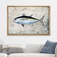 thumbnail image 2 of wall26 Framed Canvas Print Wall Art Black Fin Tuna Fish on Granite Background Marine Life Animals Digital Art Realism Nautical Scenic Colorful Ultra for Living Room, Bedroom, Office - 24"x36&quo, 2 of 5
