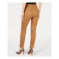 thumbnail image 2 of I-N-C Womens Suede Pull On Casual Leggings, Beige, 4, 2 of 3