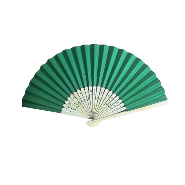 50 Pcs/lot Folding Elegant Paper Hand Fan Wedding