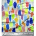 thumbnail image 3 of oneOone Coton Popeline Tissu Chevron & Brosse Panneau de Course Imprimer Tissu par la Cour 56 Pouces de Large, 3 of 3