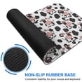 thumbnail image 6 of Long Mouse Pads for Desk,White Cow Black Spot Pattern Desk Mats on Top Of Desks, Desk Mouse Pad Extra Large with 3mm Non-Slip Base and Stitched Edge for Gaming,Office,Work,Home 31.5"x11.8", 6 of 6