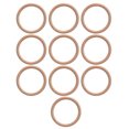 thumbnail image 3 of Craft Wood Ring,10 Pcs Wooden Rings Beech Wood Rings Wood Rings Convenient Use, 3 of 8