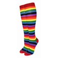thumbnail image 3 of Rainbow Stripe Pattern Socks from the Sock Panda (Knee High), 3 of 8