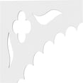 thumbnail image 3 of 5/8"W X 22"D X 22"H Wellington Architectural Grade PVC Bracket, 3 of 11