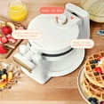 thumbnail image 2 of Beautiful Rotating Belgian Waffle Maker, White Icing by Drew Barrymore, 2 of 16