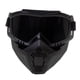 thumbnail image 4 of Máscara de soldador resistente al polvo, corte, esmerilado, antisalpicaduras, casco de soldadura Barbilla redonda negra, 4 of 9