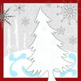 thumbnail image 2 of LightBoxJournal 20x20 White Modern Wood Framed Museum Art Print Titled - Christmas Snowman Tree, 2 of 4