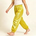 thumbnail image 5 of Hip Hop Dance Pants for Kids Sequin Sparkly Loose Fit Streetwear Trousers Perfect for Performances and Casual Gold 3-4Years, 5 of 5