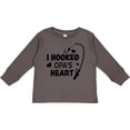 thumbnail image 3 of Inktastic I Hooked Opa's Heart with Fishing Rod Boys or Girls Long Sleeve Toddler T-Shirt, 3 of 5
