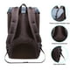 thumbnail image 4 of Mochila de viaje escolar KAUKKO para universidad flexible con portátil para 15 ", 22L (Nylon Greyblack) KAUKKO EP5-4-GREYCOFFEE, 4 of 5