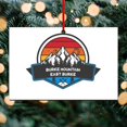 thumbnail image 3 of CafePress - Burke Mountain East Burke Vermont - Wood Rectangle Ornament 6"x4", 3 of 3