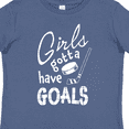 thumbnail image 4 of Inktastic Girls Gotta Have Goals- Hockey Player Girls Toddler T-Shirt, 4 of 5