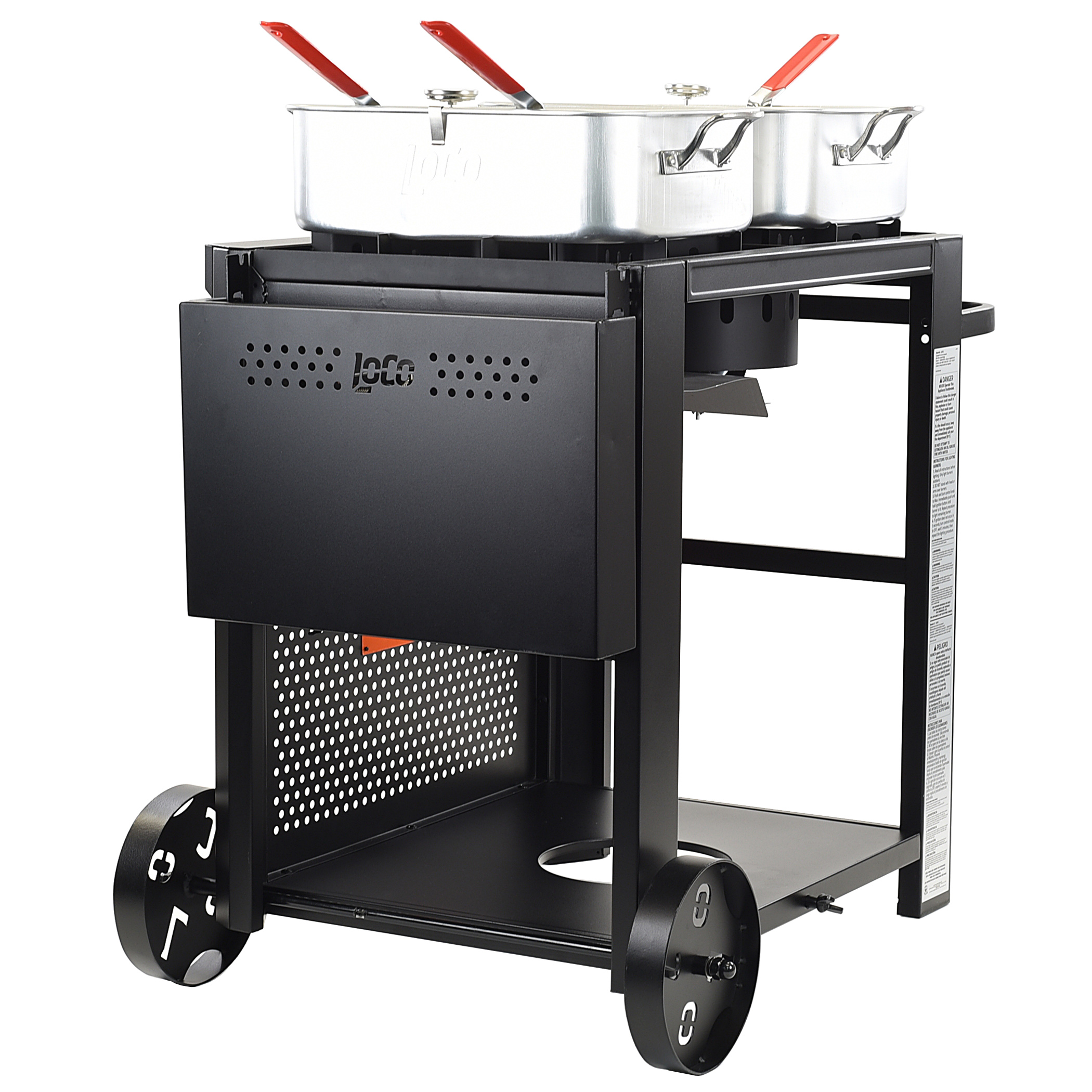Loco Cookers Propane Dual Burner Fry Cart - image 5 of 37