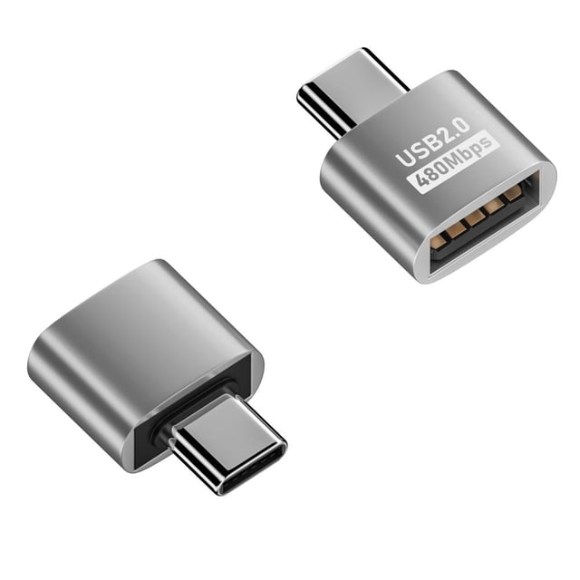 Mini USB to Type C Adapter - Type C to USB A Cable Converter, 5Gbps High-Speed, Compact & Portable, for Laptops, Tablets, Phones