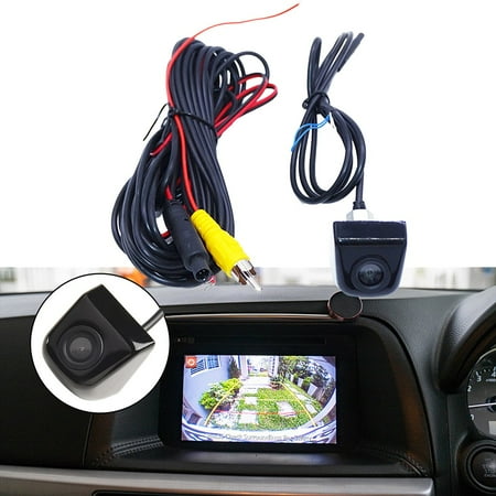 DAMIFU 170 Degree Wide Angle Camera Waterproof Rear Camera Car Reversing Camera Wide Field Of View Abrasion Resistant Material