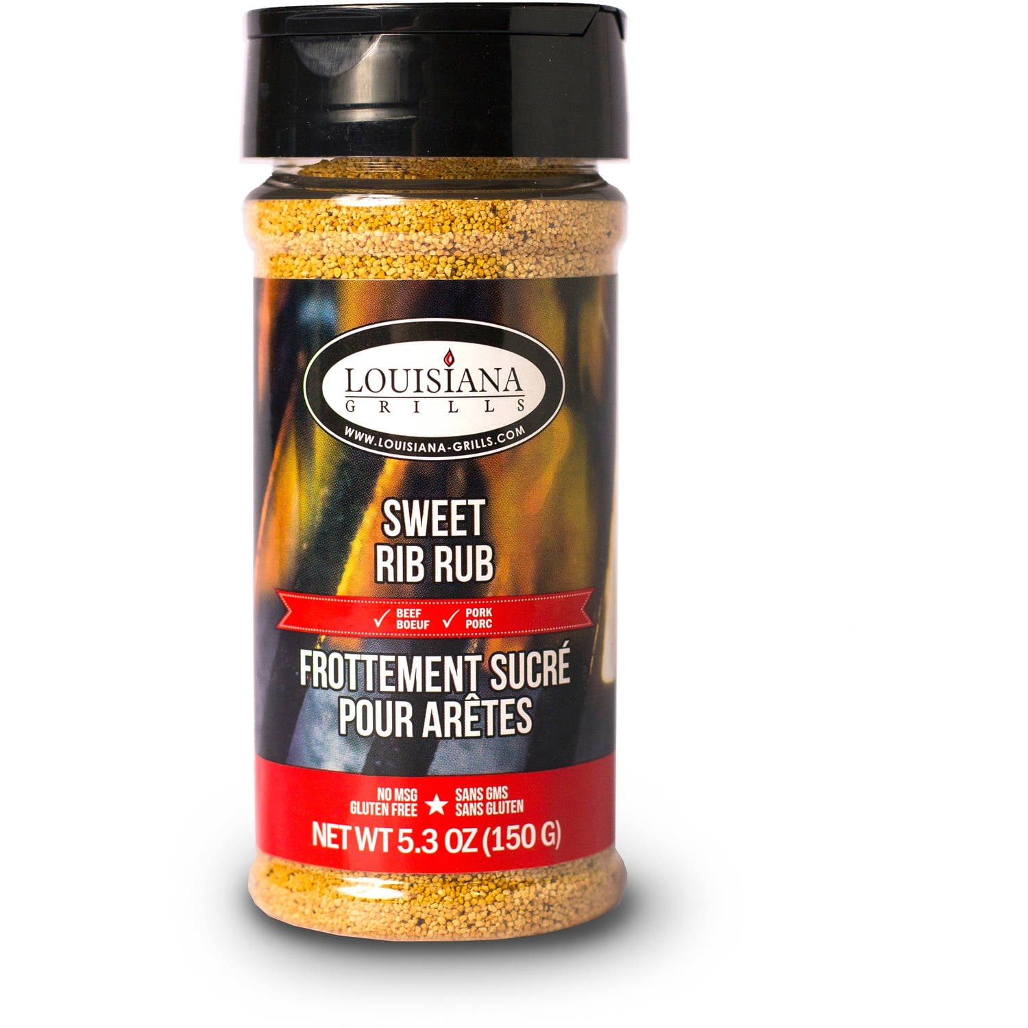 Louisiana Grills Spices and Rubs, Sweet Rib Rub, 5 oz