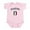 Petal Pink, variant on CafePress - Bambino Infant Bodysuit - Baby Light Bodysuit, Size Newborn - 24 Months