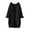 Black, variant on Womens Open Front Cardigan Women's Solid Blouse V Neck Long Sleeve Large Sizes Tunic V Neck Shirt,Blue