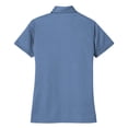 thumbnail image 6 of Yellow Rooster Womens Heathered Silk Touch Performance Polo Moonlight Blue Heather 2XL, 6 of 7