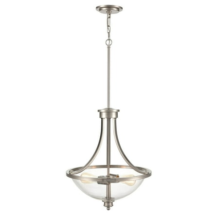 

Millennium Lighting Forsyth 2 Light Pendant Fixture in Brushed Nickel