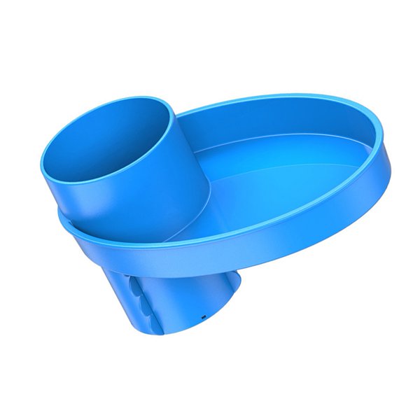 With Car  Snack Tray Portable Cup Holder with Plate Organizer Rotatable Carseat Cup Holder with Food Trays