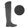 thumbnail image 2 of DREAM PAIRS Women's Fashion Over The Knee High Low Block Heel Riding Boots HI_FLAT GREY Size 10, 2 of 6