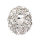 thumbnail image 1 of Broche de Nupcial de de Imitación de Cristal Completo, 1 of 6