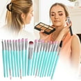 thumbnail image 4 of Makeup Brushes, Eye Brushes, 20-Piece Synthetic Hair Eye Makeup Brush Set for Powder Lip Eyeliner Eyeshadow with Wooden Handles, Professional Beauty Tools for Home and Daily Use, 4 of 4