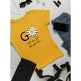 thumbnail image 3 of Go Daisies Positive Quote T-Shirt Women -Image by Shutterstock, Female XX-Large, 3 of 4