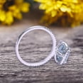 thumbnail image 5 of 1.5 Carat Cushion Cut Aquamarine Engagement Ring on 10k White Gold, 5 of 6
