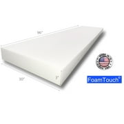 FoamTouch Upholstery Foam Cushion High Density 3'' Height x 30'' Width x 96'' Length