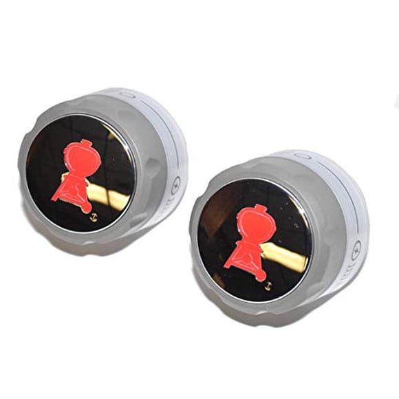 Weber 70867 2-3/8".Diameter Summit 400/600 Years 2007-2011 2pk Lighted Knob
