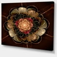 thumbnail image 3 of Design Art - Motif de Fleurs Fractales Rouge Or Foncé, 3 of 4